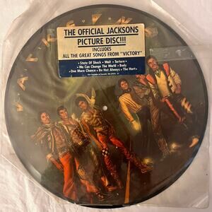 The Official Jacksons Picture Disc LP Album Michael Jackson 1984 Vinyl Record